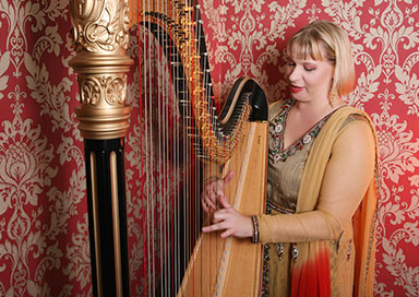 The Lancashire Bollywood Harpist - Bollywood Harp Player