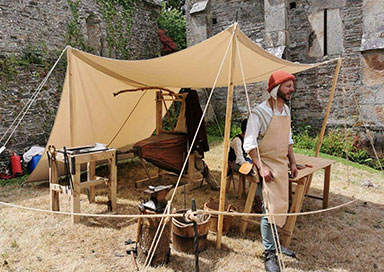 Historical craft-makers sharing traditional methods