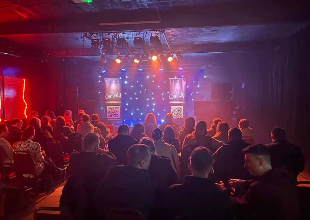 Stand up comedy night, with full PA