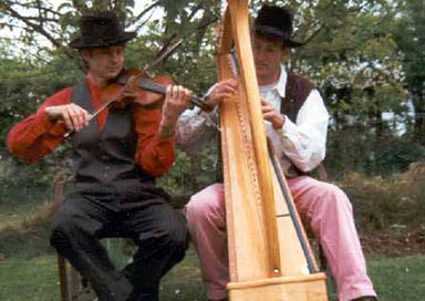 The Celtic Folk Brothers - Celtic Harp and Fiddle Duo