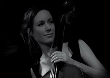 Performer playing guitar