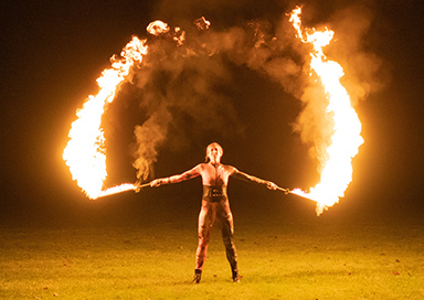 Fire performance outdoors